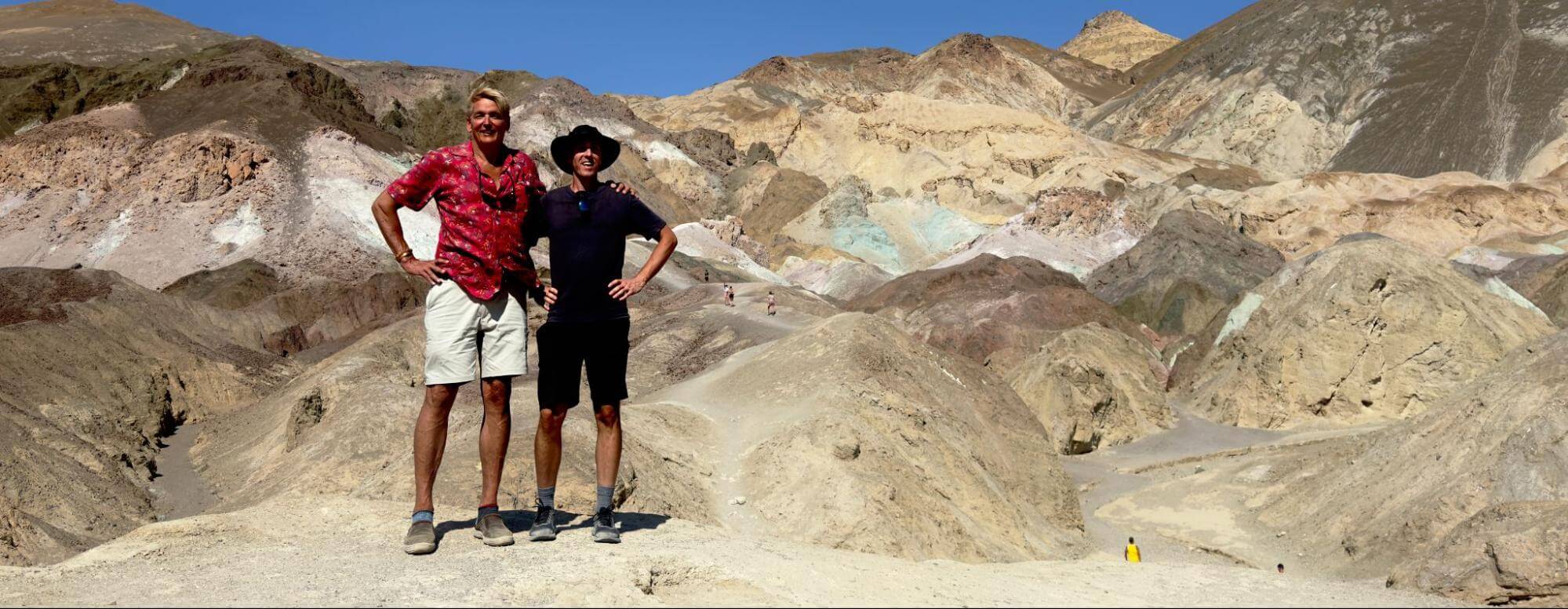 Zabriskie Point at sunrise.